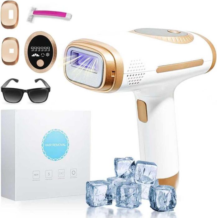 Epilator Laser IPL cu Răcire 4°C, 3 Funcții si 9 Niveluri