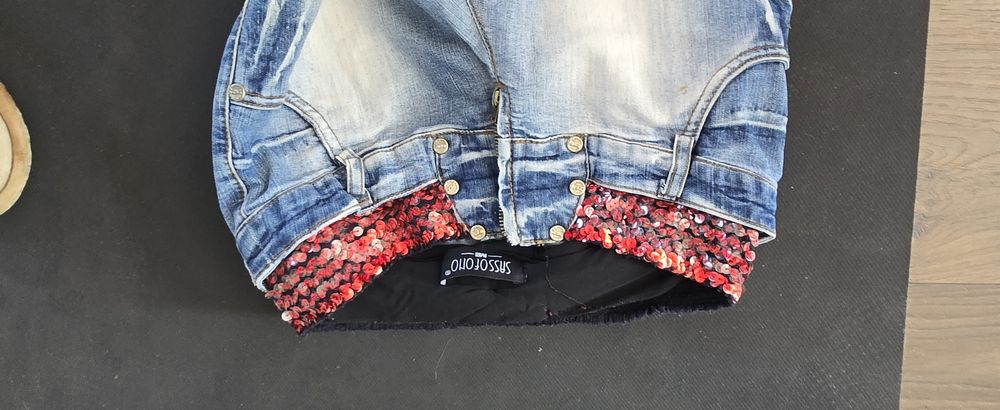 Ефектен дънков комплект Sassofono, размер S/M