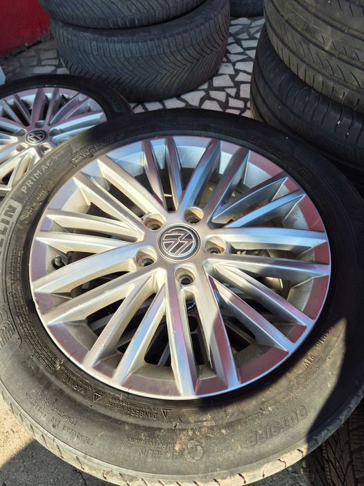 Roti Jante Anvelope 205/55/16 5x112 VW Golf Passat Touran Sharan Skoda