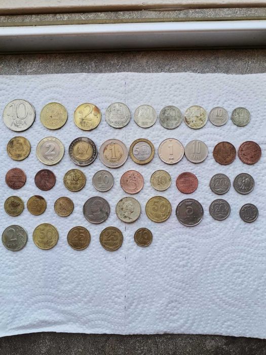 Монети , български и чуждестранни