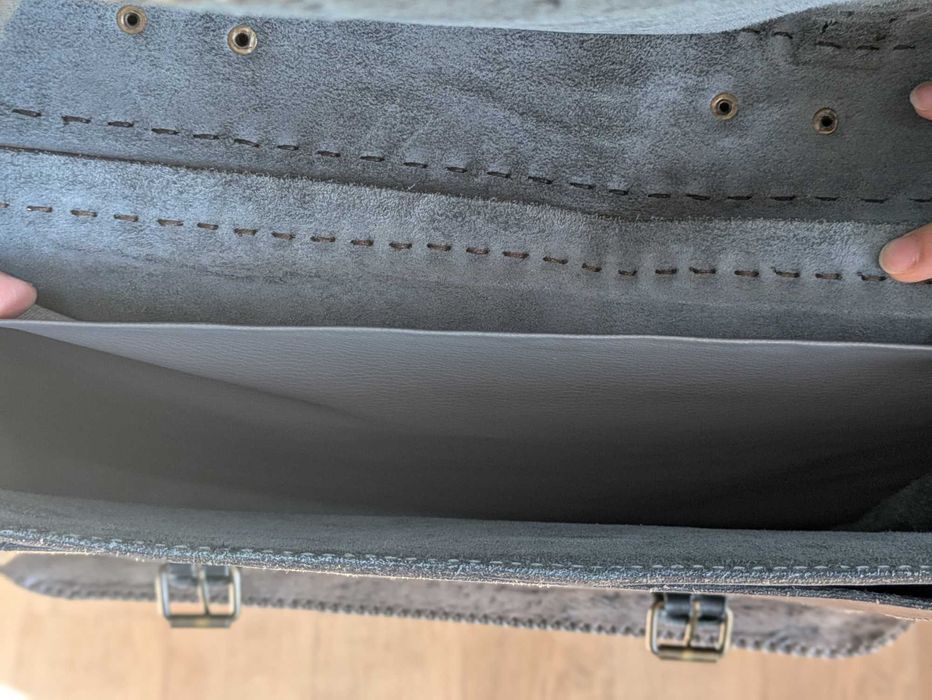 Geantă elegantă bărbătească - 100% piele naturală