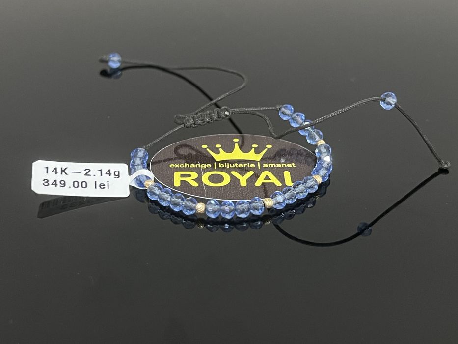 Bijuteria Royal CB : Bratara dama snur bile aur 14k 2,14 grame