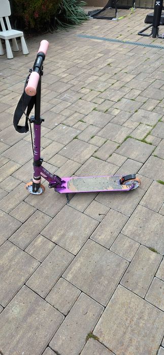 trotinetă cu Suspensii şi Frâne pe Ghidon Mid 5 Violet Copii