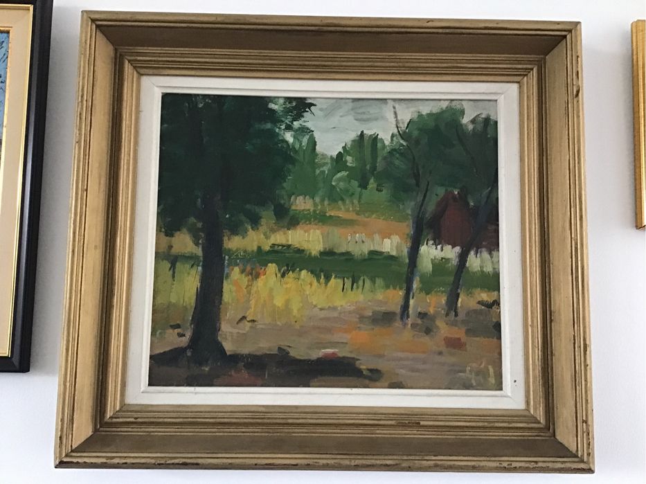 Gheorghe Vînâtoru- Tablou artistic - peisaj verde