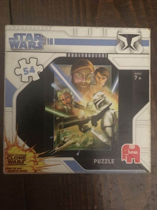PUZZLE rar Star Wars Clone Wars pt copii 7+ 54 piese JUMBO Germania