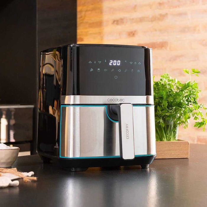 Фритюрник с горещ въздух Cecotec 5.5 L Cecofry, 1700W, + Аксесоари
