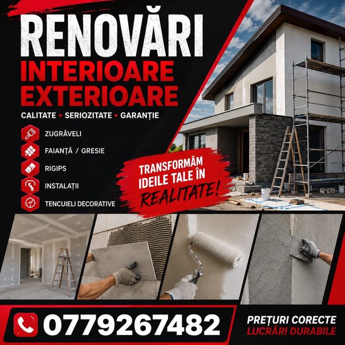 Renovari interior - exterior la tine acasa