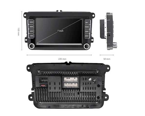 player dvd auto vw android 1+16 sau 2+32 usb bt