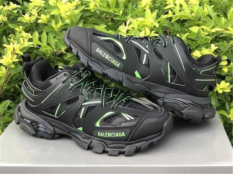 Balenciaga Track Sneaker "Black/Green"