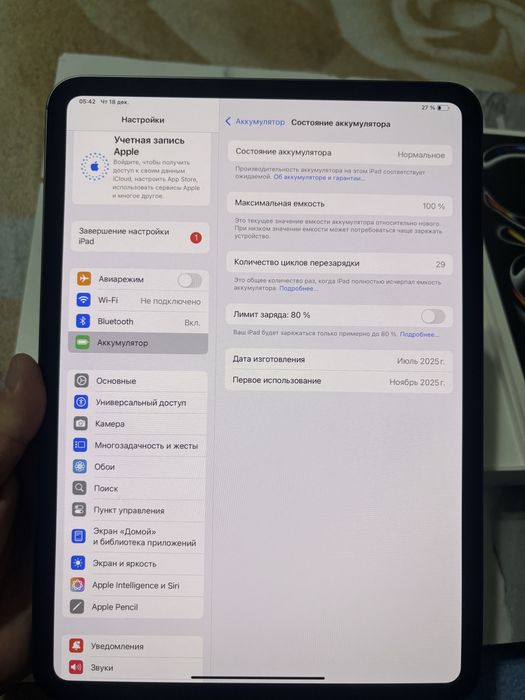 Ipad pro 11 m4 256Gb