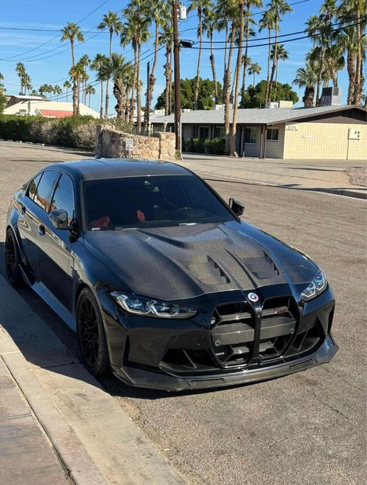 Set Lip Prelungire Difuzor Grila Nari BMW M3 M4 CS G80 G82 Dry Carbon