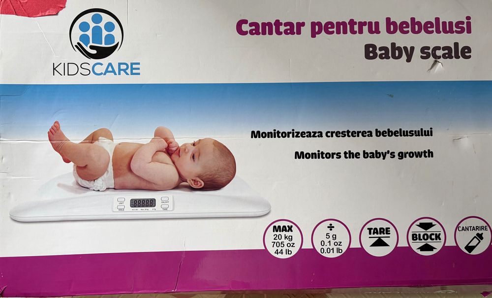 Cantar electronic pentru bebeluși Kidscare