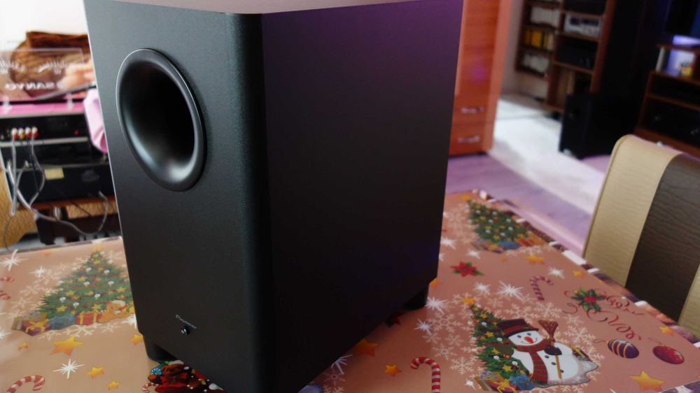 Subwoofer Activ Pioneer S-21W, 100W RMS, Negru.