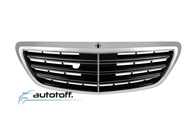 Grila centrala Mercedes S-Class W222 (2013-2020) S63 S65 Design Chrome