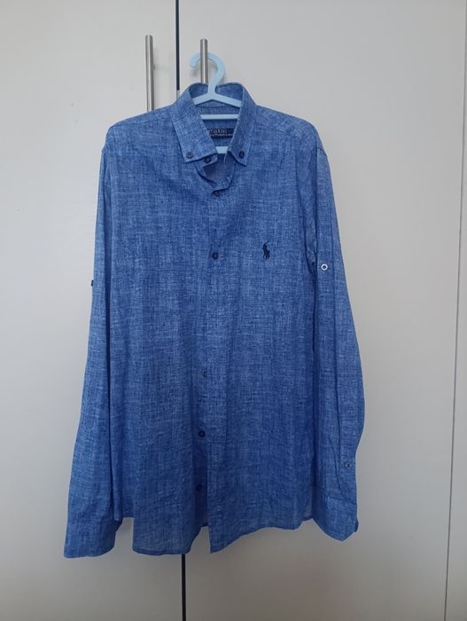 Sacou H&M și cămașa Polo  S