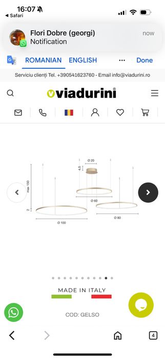 Lustra/candelabru cu 3 leduri, led, corp de iluminat