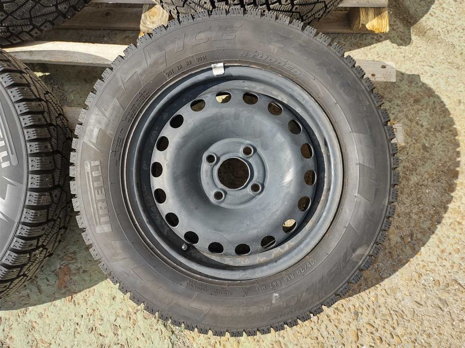 14 джанти 5х100 VolksWagen POLO 5J et35 Pirelli 175/70/14 2020г 7/9мм