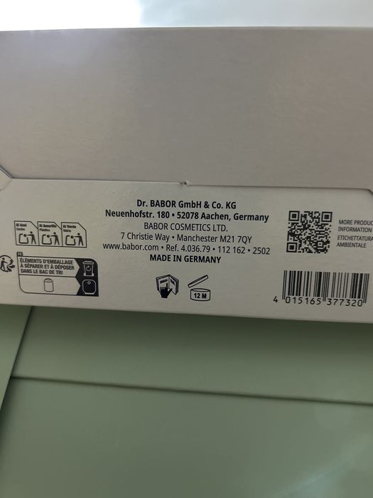 Подарочный уходовый набор  набор от Babor, не пользовались