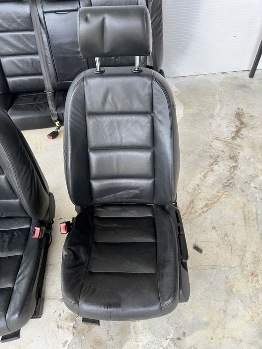 Interior piele Audi A6 C6 2004–2011 scaune față+banchetă spate fețe uș