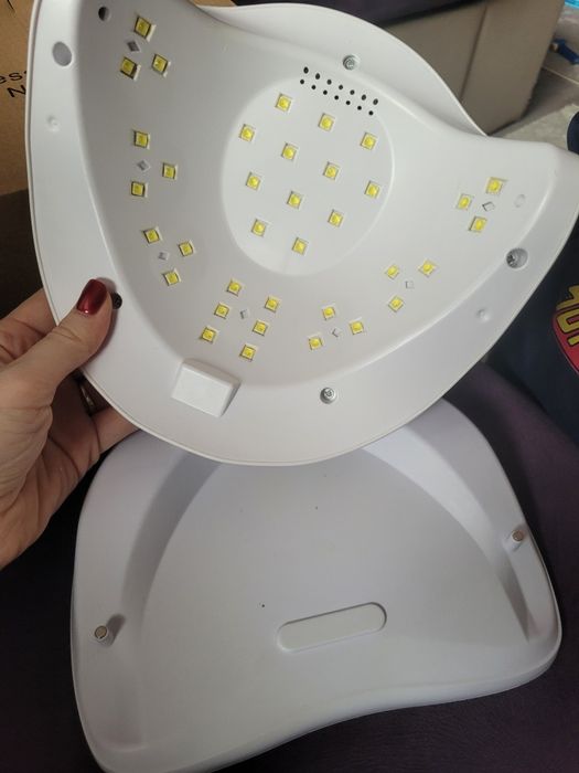 UV лампа за маникюр Sun X White, LED дисплей, 54 W, Сензори, Таймер, С