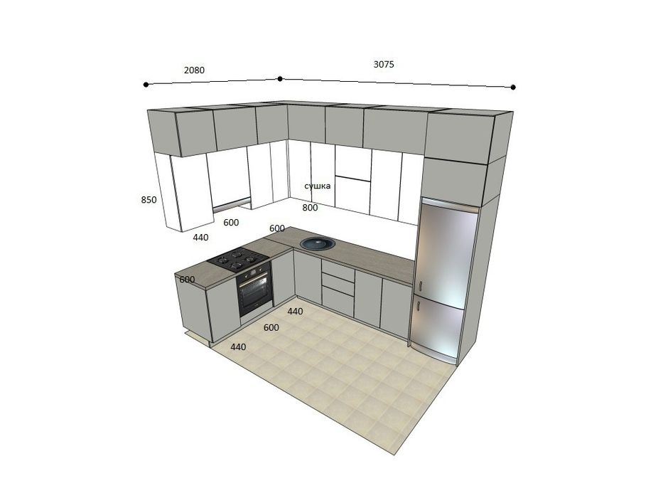 Услуги дизайнера, замерщика , технолога по мебели.