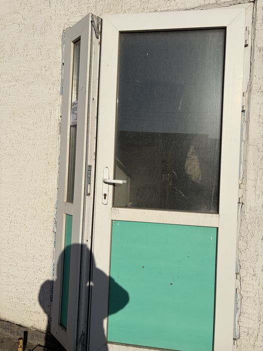 профильные окно и пластиковая дверь