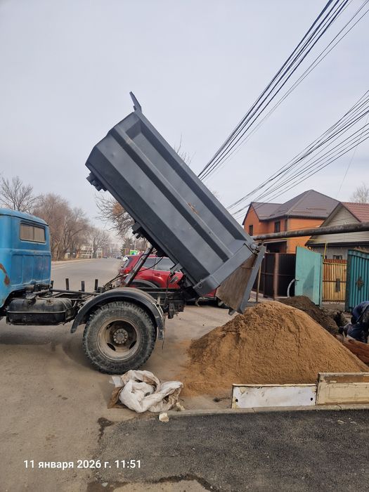 Даставка песок ,шебень , отсев , сникерс , ПГС,