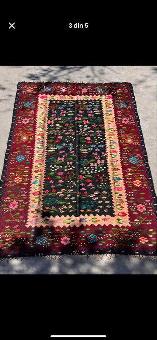 Covor traditional oltenesc lână