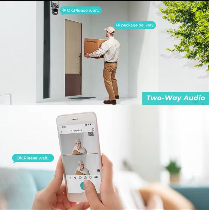 Camere NOI camera supraveghere 4K 8mp exterior wifi wireless app.iCSee