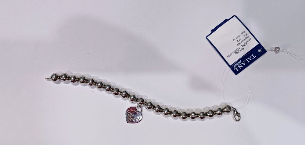 Продам серебряный браслет Тиффани с подвесом