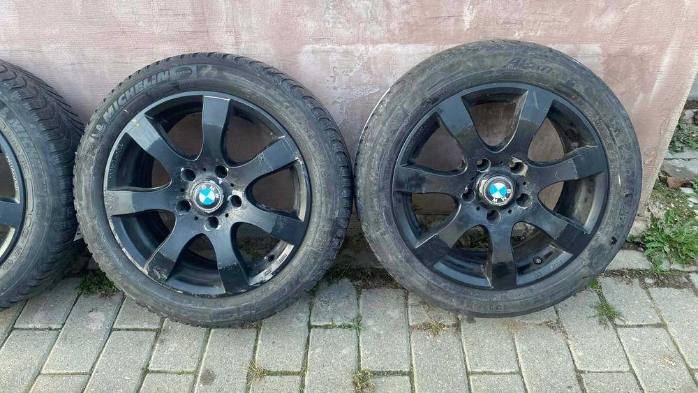 jante aluminiu si table bmw seria 1  3 etc 5x120 iarna 195 55 16