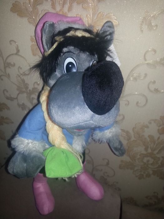 Мягкая игрушка волк Ну погоди заяц !!!