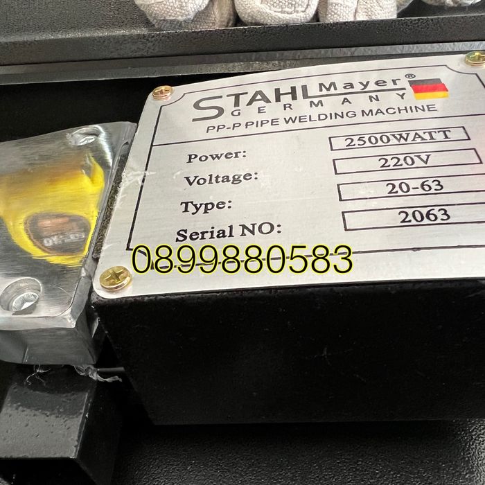 Лепачка за ППР тръби 2500W, 20-63мм, Поялник за полипропилен