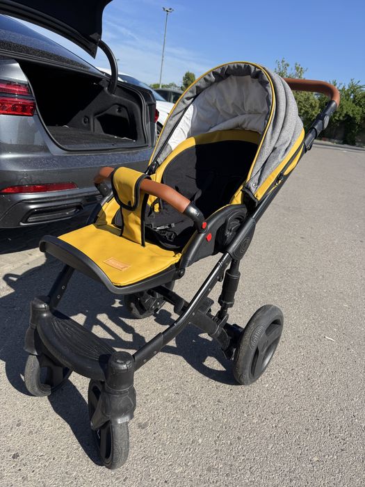 Carucior Krausman Nexxo galben 3 in 1