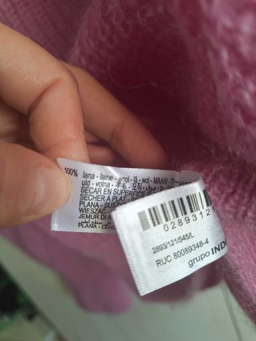 ZARA Д.пуловер, нов, 100%вълна, L