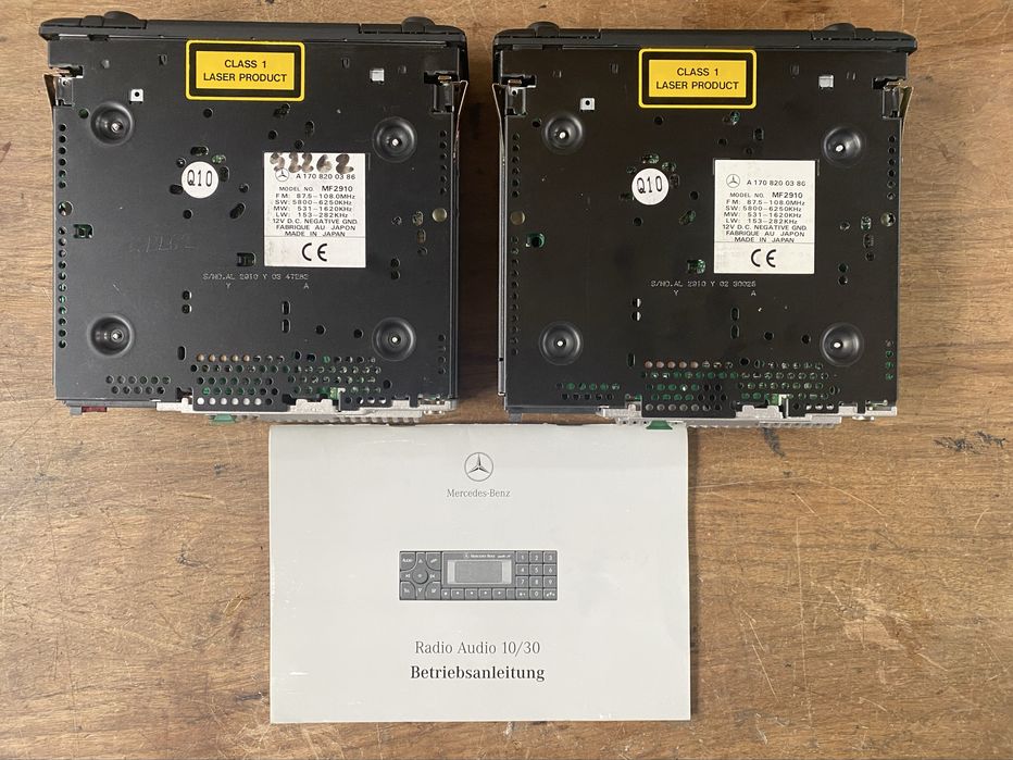 CD/caset player auto Mercedes Alpine-Becker