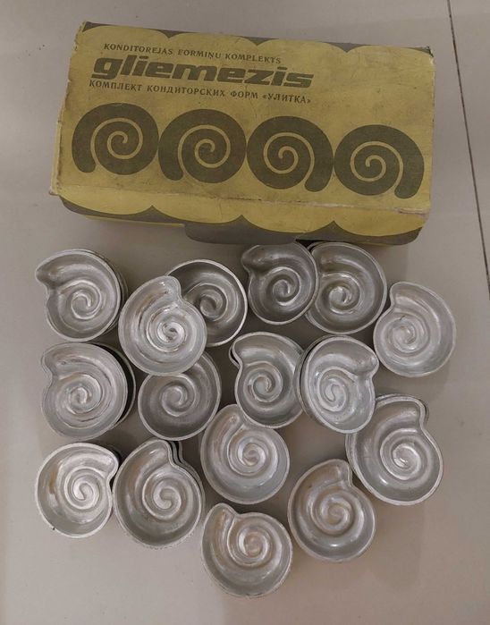 Кондитерские формы Улитка. Формочки для выпечки в духовке