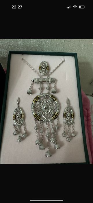 Набор «Баян» серебро