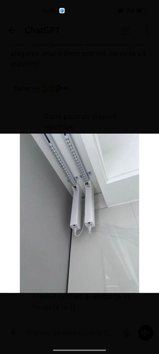 Sină electrica perdele și draperii