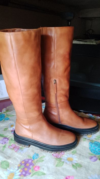 Дамски чизми RESERVED-естествена кожа.