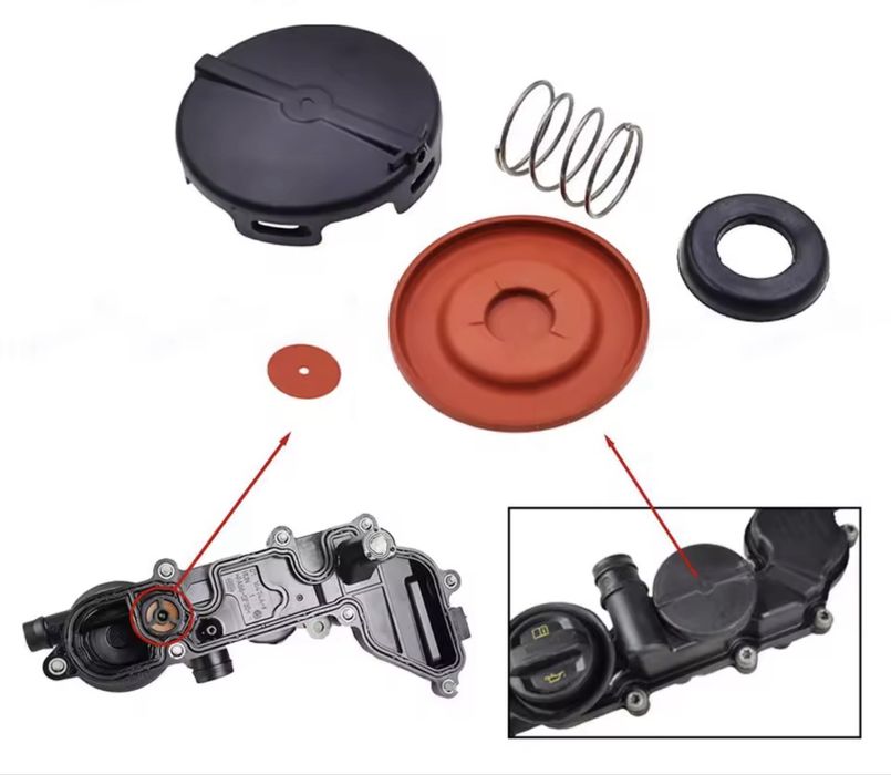 Supapa Membrana Capac Culbutori Valva Pcv Vw Audi Skoda 1.5 Tsi Tfsi
