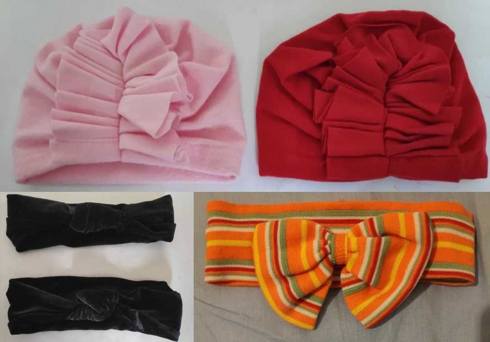 SET de 4 - Bentite mama, fiica / turbane (doar cele 4 modele din poze)