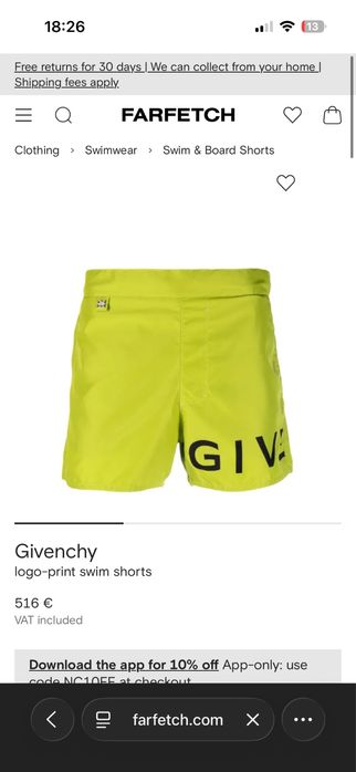 Sort de baie Givenchy