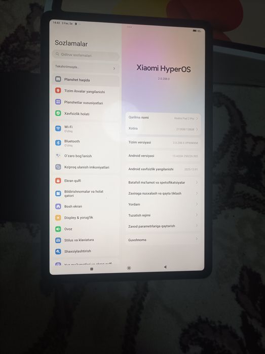 Redmi pad 2 pro yangi