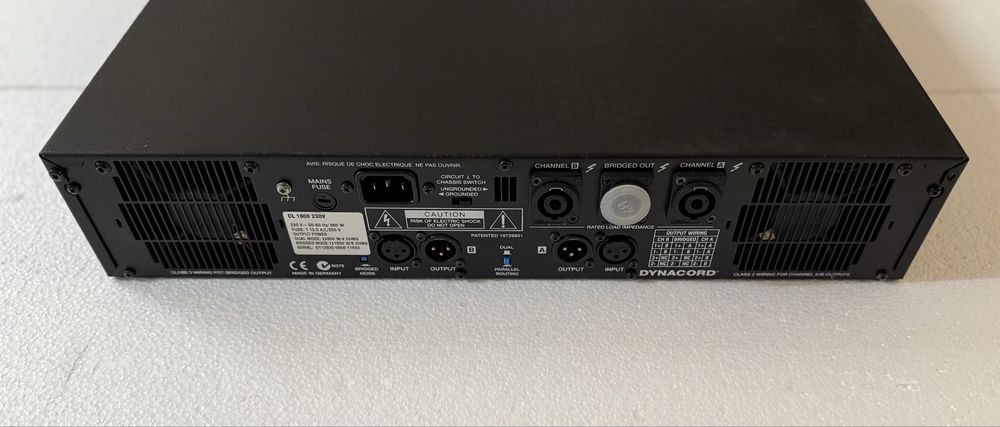 Vand amplificator dynacord CL1600