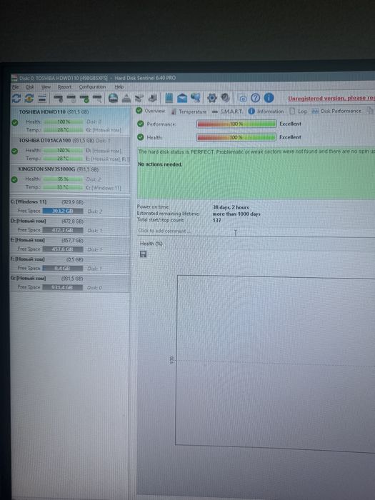 Продам жесткий диск Toshiba 1tb