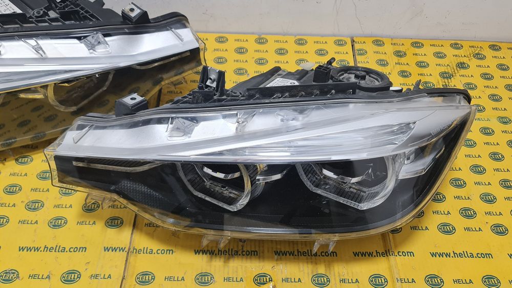 Far faruri full led adaptive shaddow negru BMW 3 F30 F31 facelift lci