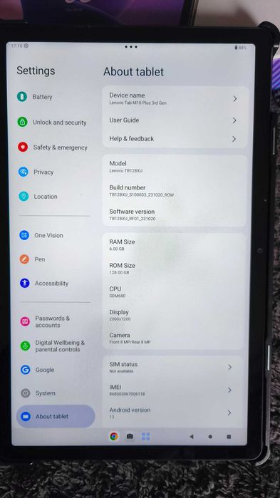 Таблет Lenovo Tab M10 Plus