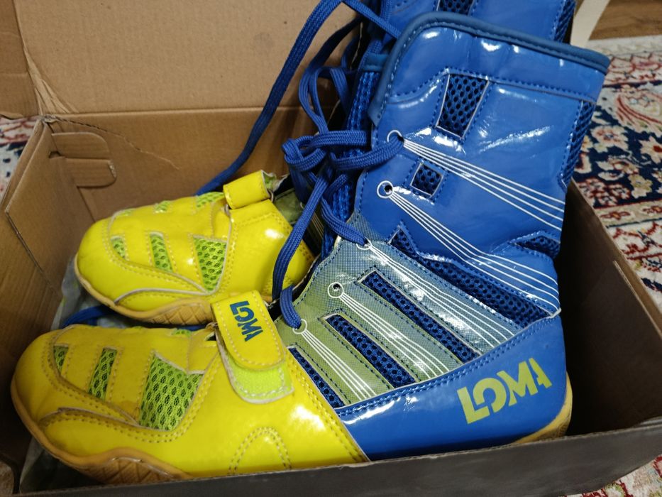 Боксерки LOMA сине-желтые