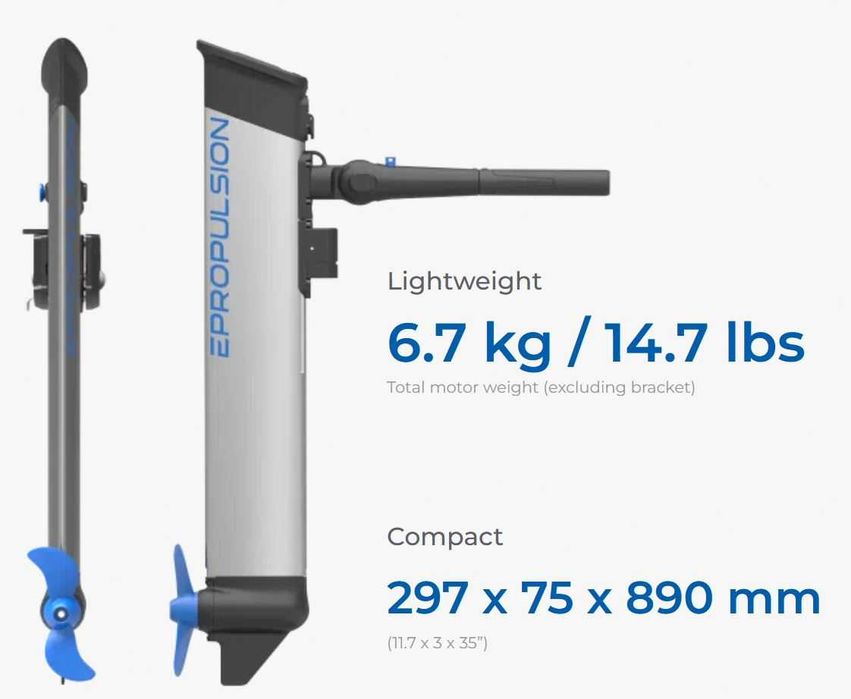 Електрически извънбордов двигател - еPropulsion eLite 500 (1.5 HP)